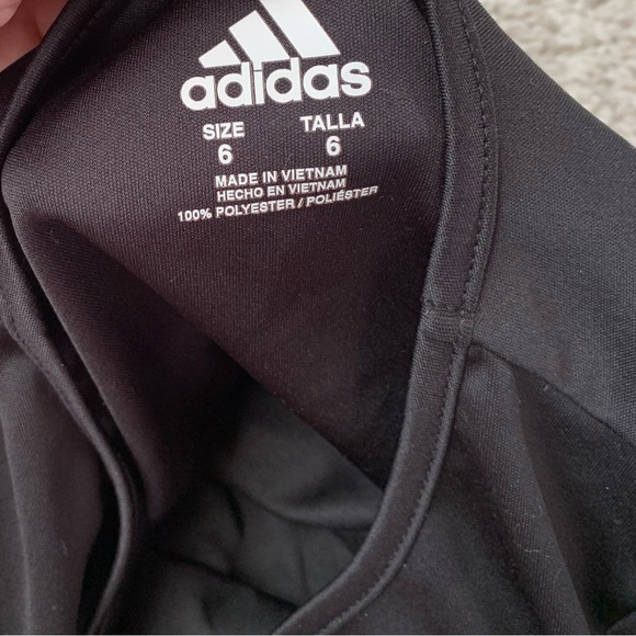 🎆🎇3for$9 Girls Adidas Climalite longsleeve short; logo on front; size S - Picture 2 of 3